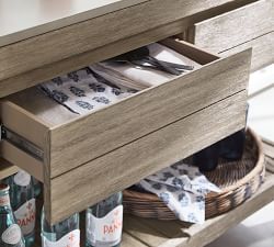 Open Box: Indio FSC® Eucalyptus Outdoor Kitchen Island