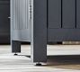 Indio Metal Outdoor Kitchen Convertable Refrigerator &amp; Double Door Cabinet (88")