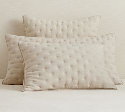 Cotton Cross Stitch Quilted Sham