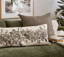 Garland Botanical Embroidered Filled Pillow