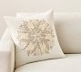 Winter Wreath Embroidered Pillow