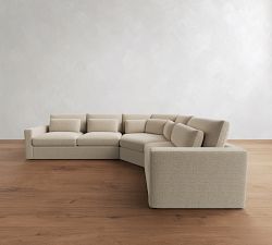 Westwood Square Arm Deep Seat 3-Piece Wedge Sectional (133"&ndash;143")