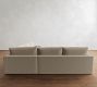 Westwood Slim Arm 3-Piece L-Shaped Wedge Sleeper Sectional (124")