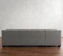 York Square Arm Deep Seat Double Chaise Sectional (107"&ndash;127")
