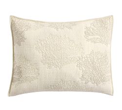 Coral Reversible Quilted Sham