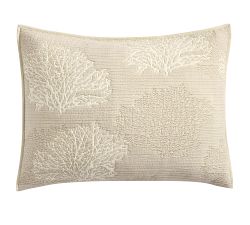 Coral Reversible Quilted Sham