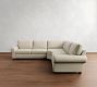 Turner Roll Arm 3-Piece L-Shaped Wedge Sectional (113"&ndash;117")