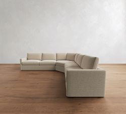 Westwood Slim Arm 3-Piece L-Shaped Wedge Sectional (125")