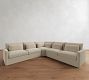 Westwood Slim Arm Deep Seat 3-Piece L-Shaped Wedge Sleeper Sectional (129")