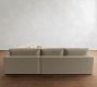 Westwood Slim Arm Deep Seat 3-Piece L-Shaped Wedge Sleeper Sectional (129")