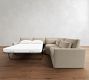 Westwood Slim Arm Deep Seat 3-Piece Wedge Sleeper Sectional (129")