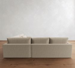 Westwood Slim Arm Deep Seat 3-Piece Wedge Sleeper Sectional (129")