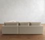 Westwood Slim Arm Deep Seat 3-Piece Wedge Sleeper Sectional (129")