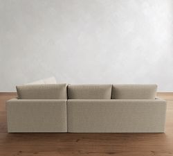 Westwood Slim Arm 3-Piece Wedge Sleeper Sectional (124")