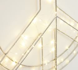 Lit Peace Sign Wall Art