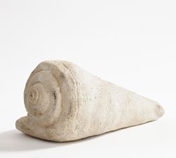 ﻿Handcrafted Terra Cotta Shell Garden Object