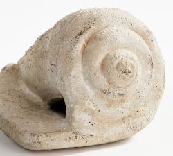 ﻿Handcrafted Terra Cotta Shell Garden Object