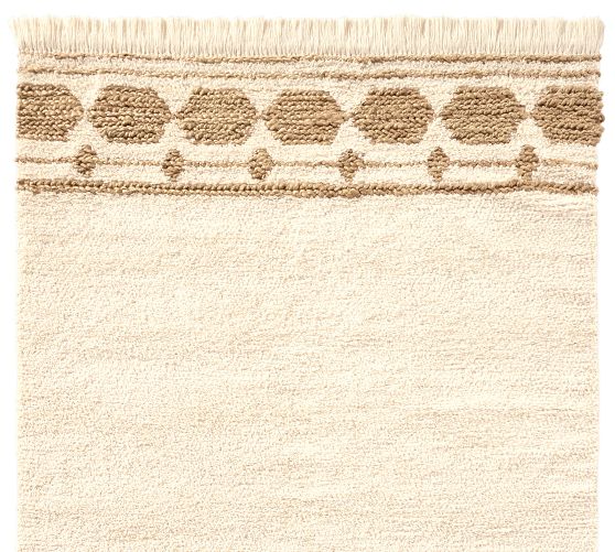 Delray Wool Jute Border Rug by Pottery Barn