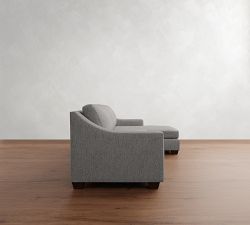 York Slope Arm Chaise Sectional (84"&ndash;114")
