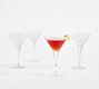 Antique Cut Martini Glasses - Set of 4