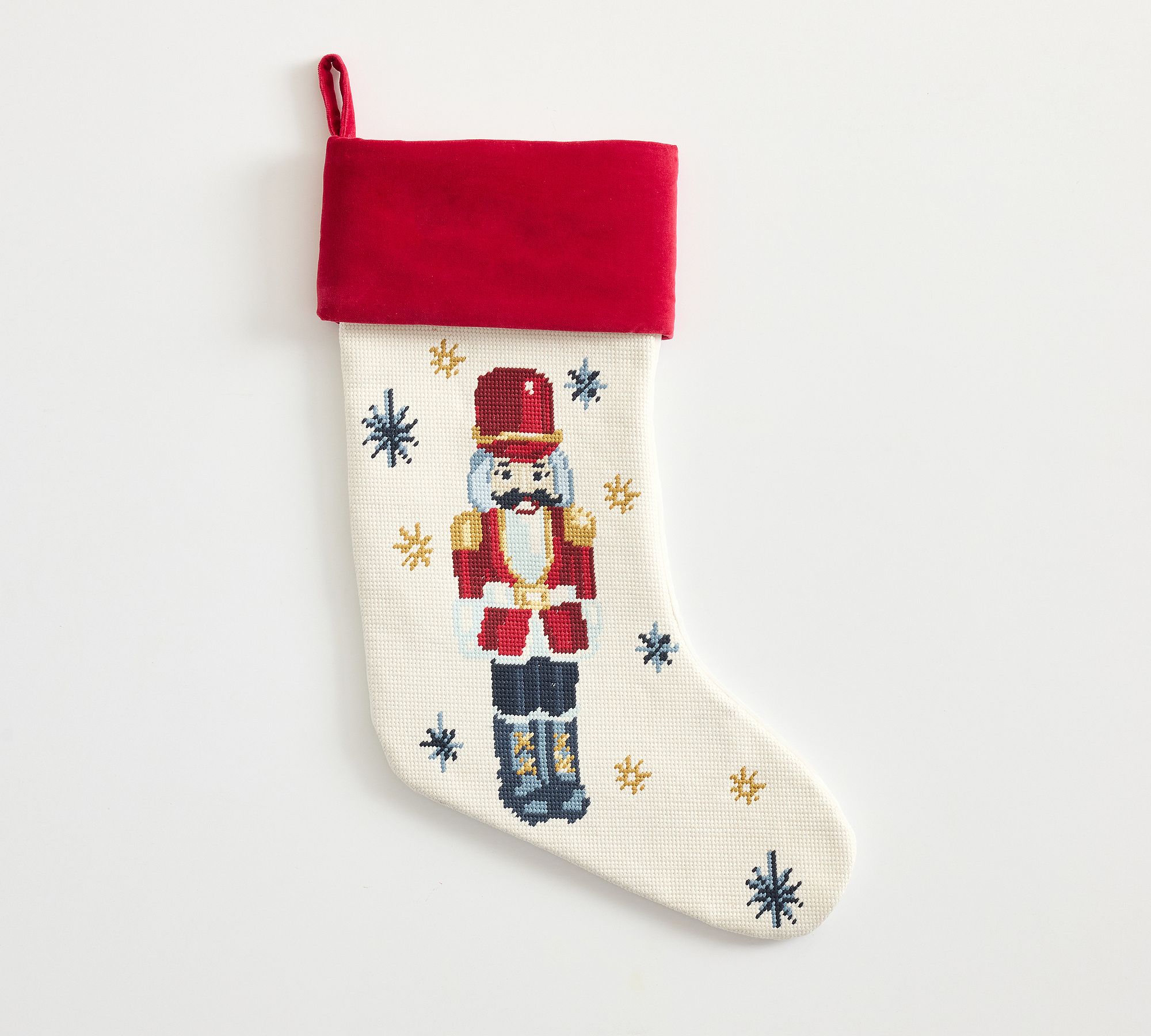Nutcracker Needle Point Stocking