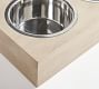 Cayman Raised Wooden Base Pet Bowls
