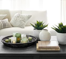 Handwoven Rattan Round Tray