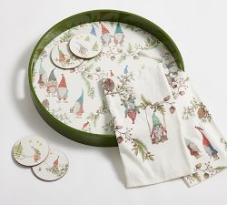 Forest Gnome Handcrafted Serving Tray