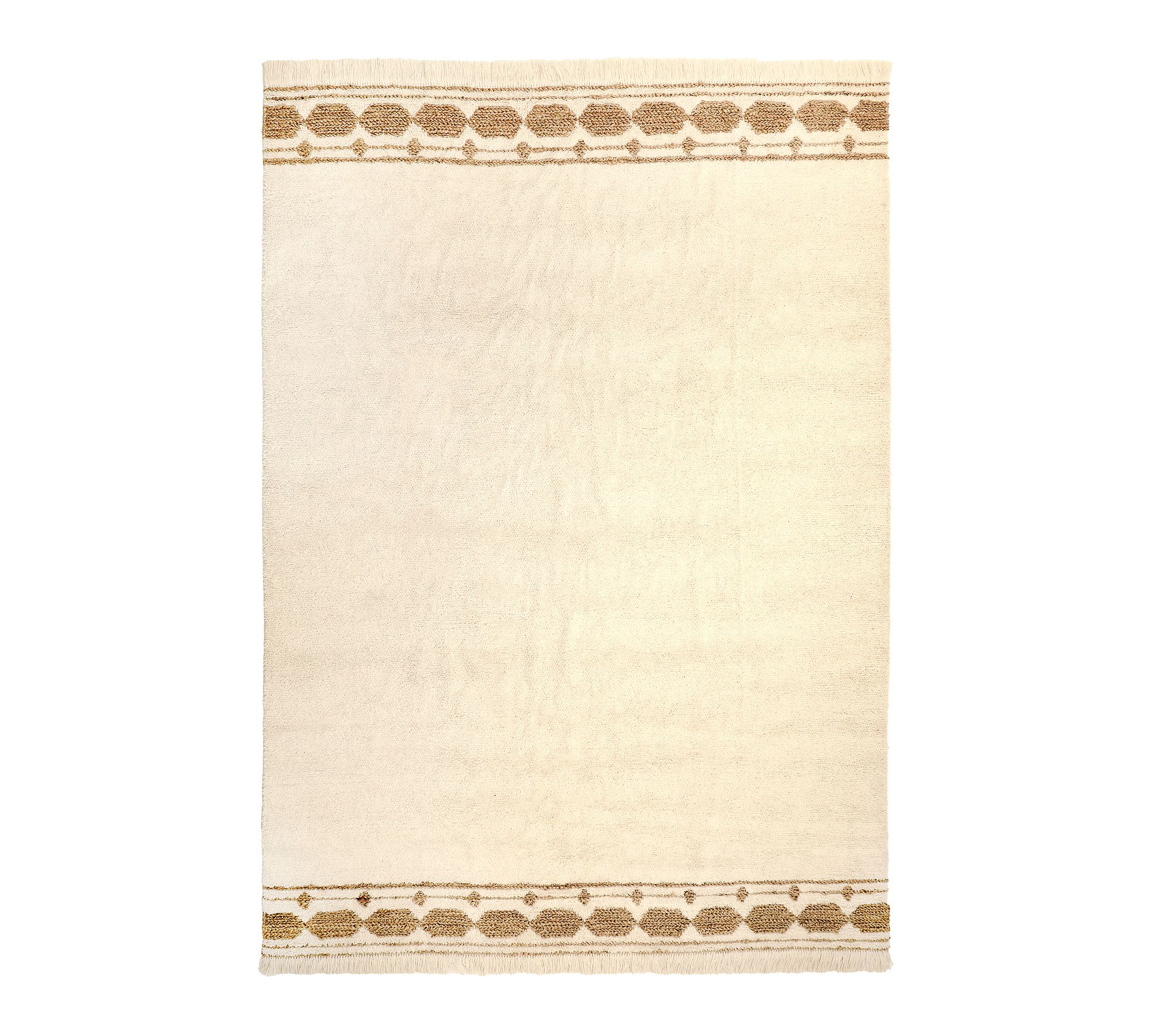 Delray Wool Jute Border Rug - thumbnail 3