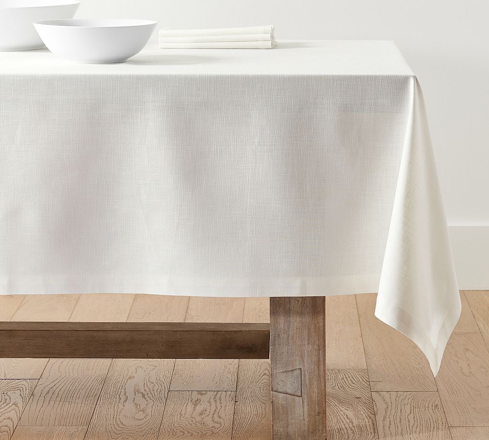 Caterer's Box Rectangular Tablecloth - 70x144" - White