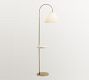 Sinclair Metal Arc Floor Lamp with Marble Tray (66")