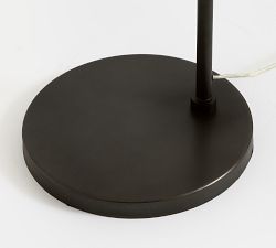 Sinclair Metal Arc Floor Lamp with Marble Tray (66")