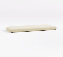 Cushion Cover Only: Huntington Outdoor Porch Bench; High Performance Canvas, Natural