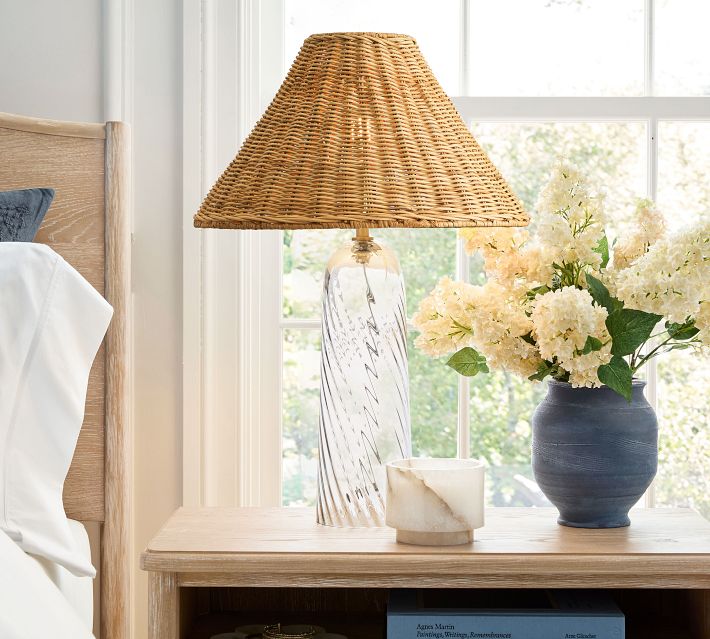 POTTERY BARN＊カーテン Artisan Tapered Rattan Shade (18
