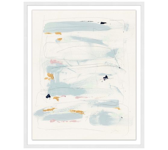 Brushstroke Burst Framed Print thumbnail 2