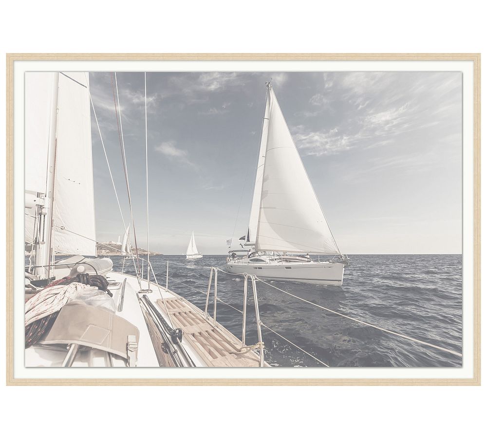 Regatta Memory Framed Print by Pottery Barn