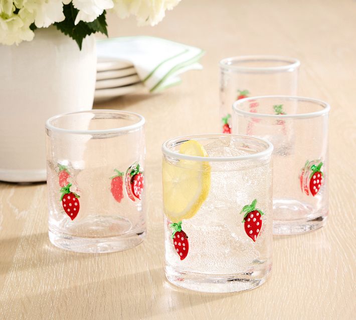 200ml glass cup Double Walled Glass Coffee Drink Mug with Handle - Set of 2