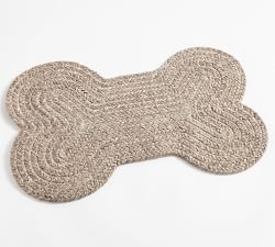 Woven Bone Shaped Pet Mat