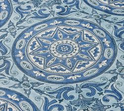 Nila Medallion Block Print Tablecloth