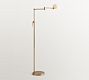 Sherman Articulating Alabaster Task Floor Lamp (49")