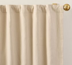 Sullivan Textured Cotton Blackout Curtain