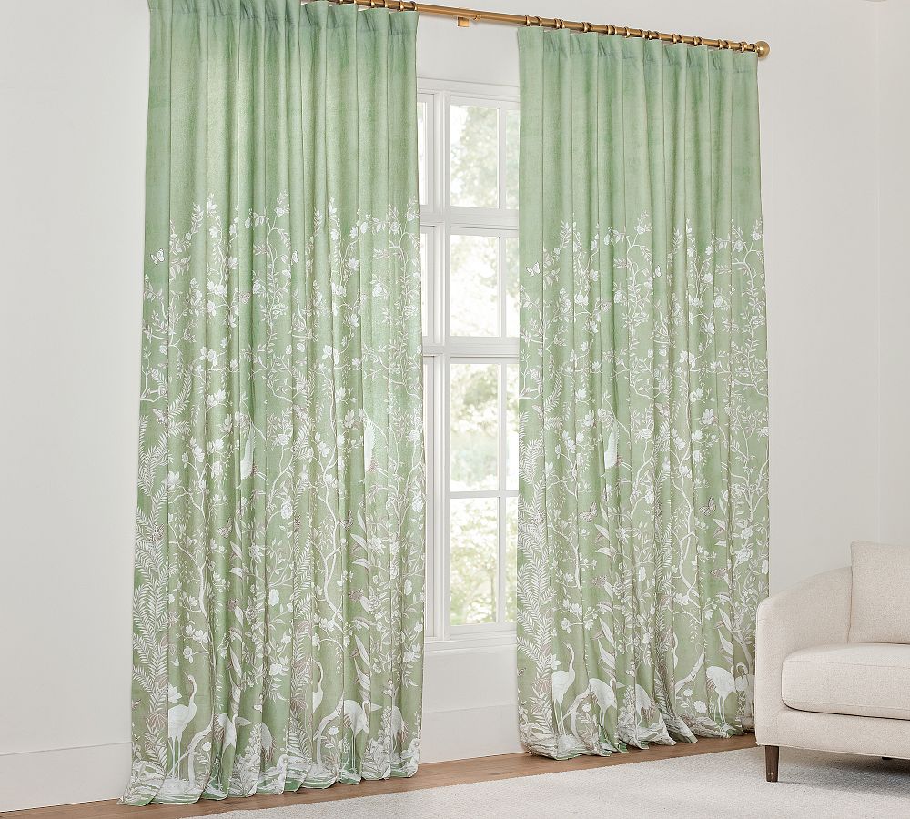 Veranda Botanical Curtain by Pottery Barn