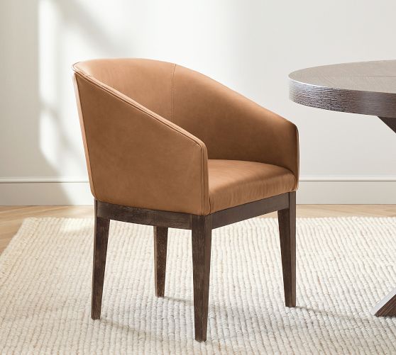 Baldwin Leather Dining Chair by Pottery Barn