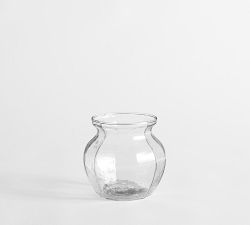 Hammered Glass Vase