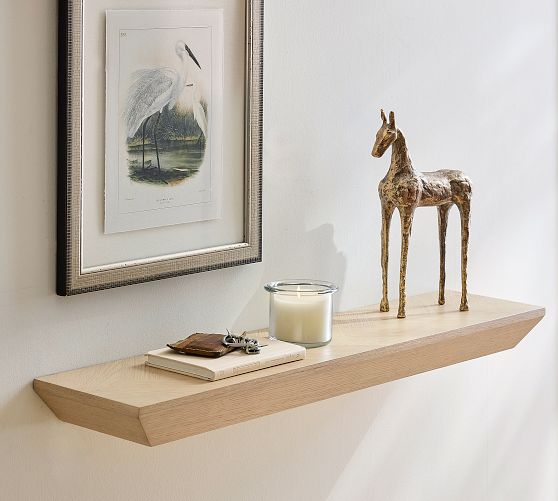 Blair Herringbone Floating Shelf (36"-48") by Pottery Barn