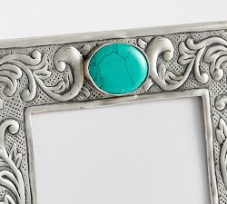 Western Silver &amp; Turquoise Frame