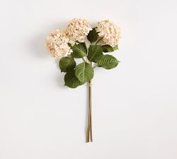 Faux Cream Hydrangea Bundle