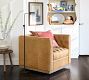 Edgewood Leather Swivel Chair