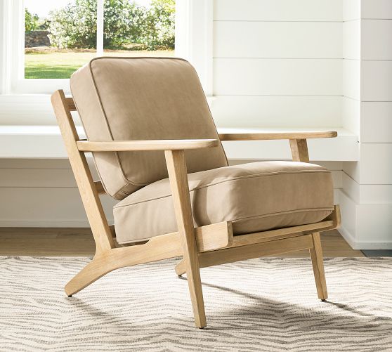 Raylan Leather Chair by Pottery Barn