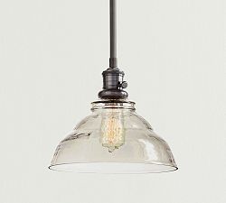 Vintage Glass Pole Pendant (8"-11")